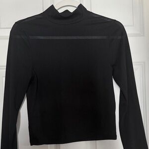Sheer Black Women's Top